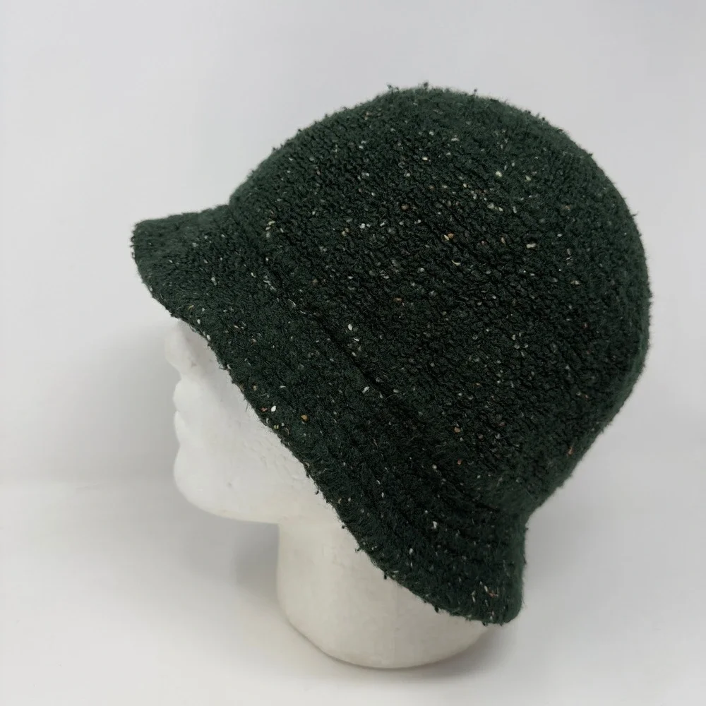 Vintage REI Tweed Bucket Hat Womens Size Small Medium Green Speckled Made in USA